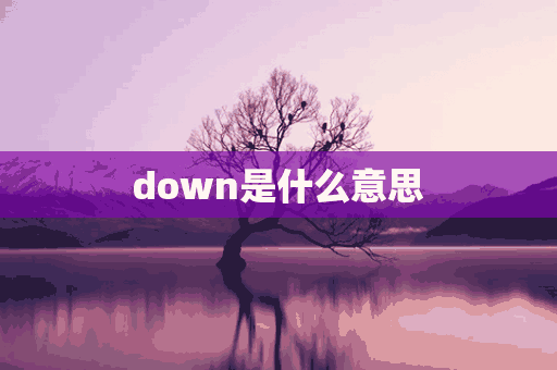 down是什么意思